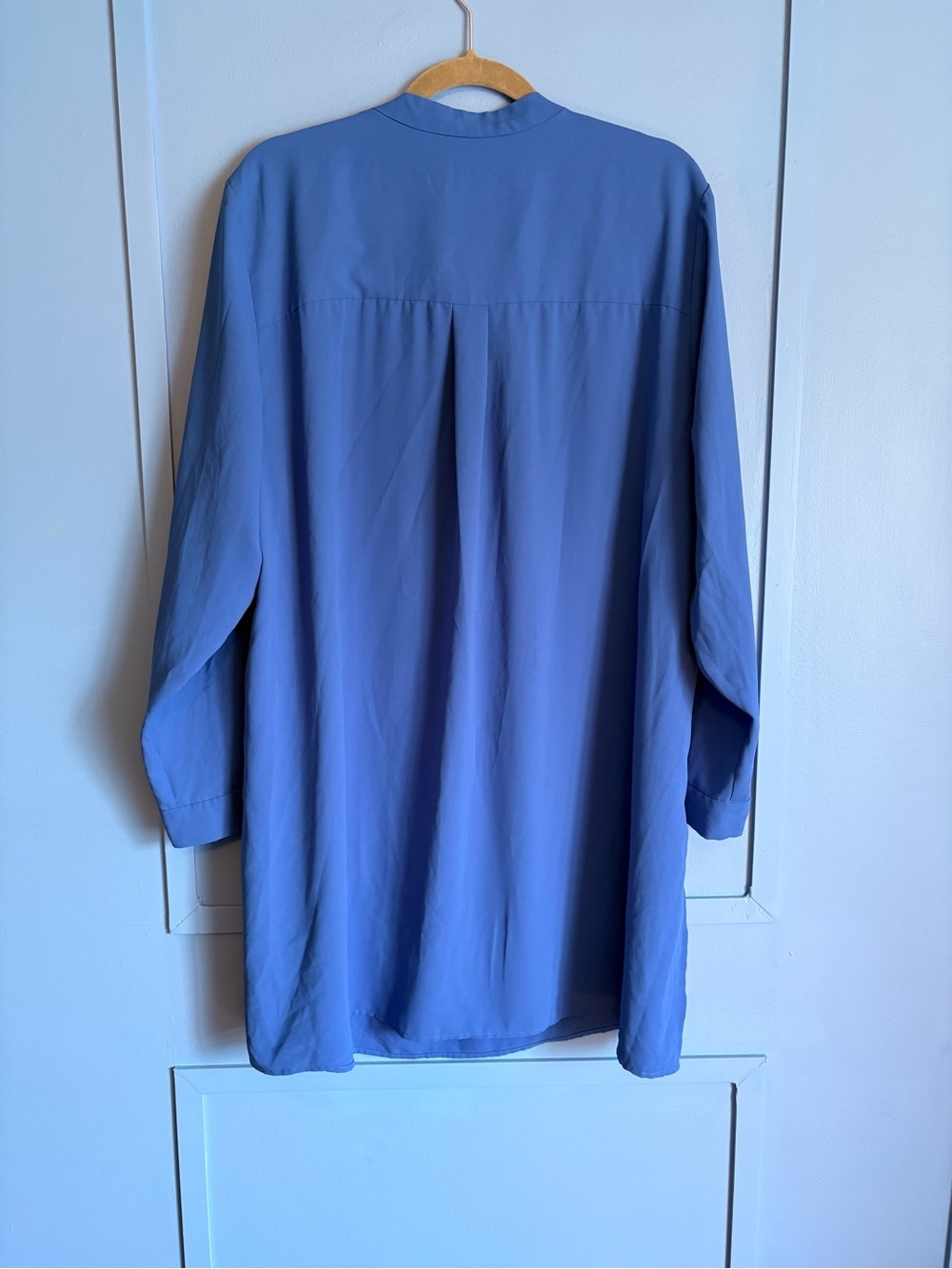 Plus Size Anne Klein Blue Sleeve Tunic Dress - Size 2XL - Picture 3 of 4